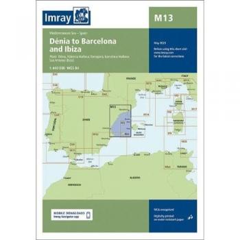 Imray Dénia To Barcelona&ibiza Marine Charts Multicolour One Size unisex