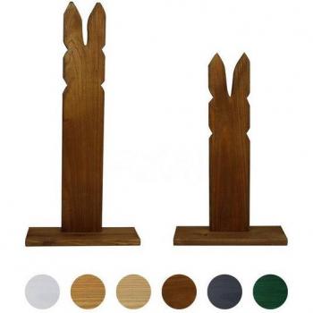 Lapins de Pâques en Bois Floranica – 2 Pièces – DIY