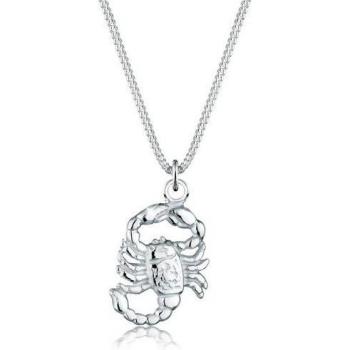 Elli Sternzeichen Skorpion Anhänger Halsband in Sterling Silber