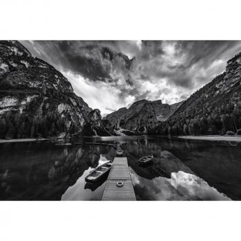 Papermoon Fototapete »Kunstfoto Braies