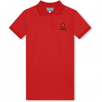 Robe Kenzo Kids FILLE 10A en coton Rouge