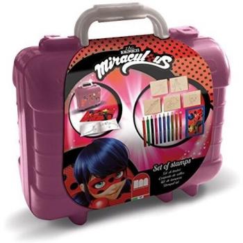 Set di Timbri Creativi Multiprint a Tema Ladybug & Cat Noir, Codice Prodotto: 42965