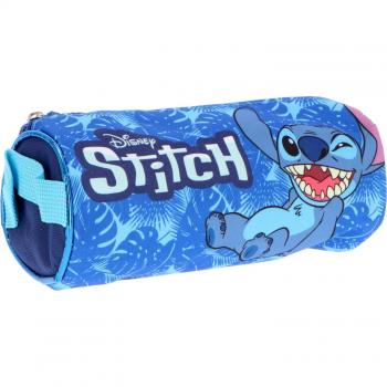 Portatodo Stitch con Parches Oficiales, 23x9x9 cm