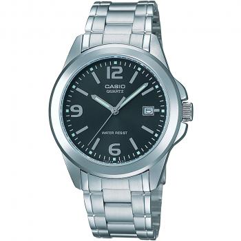 Casio Herrenzeitmesser Edelstahlarmband, Datumsfunktion MTP‑1259PD‑1AEG