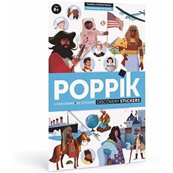 Zeitreise-Aufkleber-Poster von Poppik