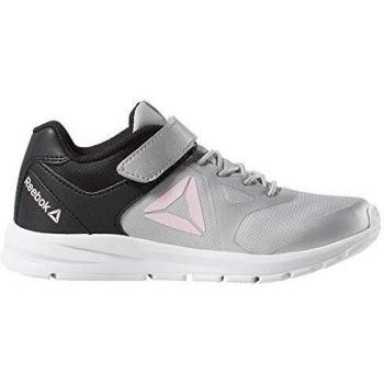 Reebok Jungen Mädchen Rush Runner Traillaufschuhe, True Grey/Black/Light Pink, 30 EU