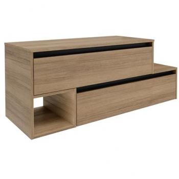 FACKELMANN Waschbeckenunterschrank mit Ablage 128,7 cm