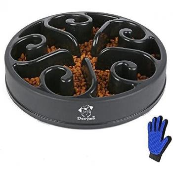 Interactive Dog Food and Water Bowl