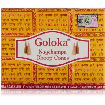 10‑Count Goloka Nag Champa Incense Cones