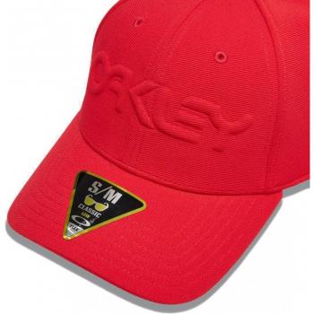 Cappellino Oakley Stretch 6 Pannelli Rosso L/XL
