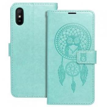 Back Panel Copertura OEM Mezzo Book Case XIAOMI Redmi 9AT/Redmi 9A Verde Dreamcatcher