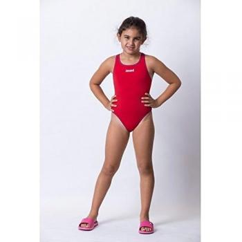 Twin‑Toned Jaked Milan Swimsuit Set (Blue & Red) for 6‑Year‑Old Girls