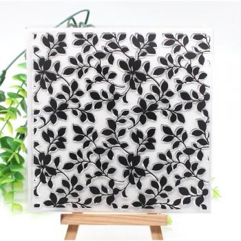 DIY Scrapbooking Clear Silicone Leaf Stamp
