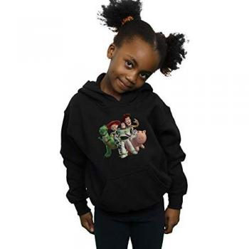 Disney BI14086 Toy Story 4 Girl’s Hoodie – Black, 5-6 Year Olds