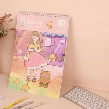 Cuaderno Escolar de Dibujo Kawaii