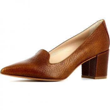 Evita ROMINA Leather Pumps, handgemacht in Italien, 35 Schnürschuh