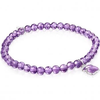 Bracciale TOUS Beaded con Icona Amethyst 1003388000