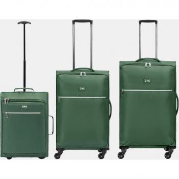 OHS 4 Wheel Soft Shell Lightweight Suitcase