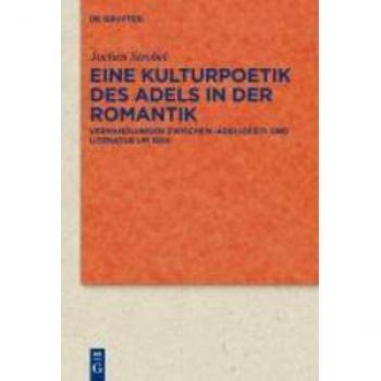 Vitalsource Technologies, Inc. Eine Kulturpoetik Des Adels In Der Romantik