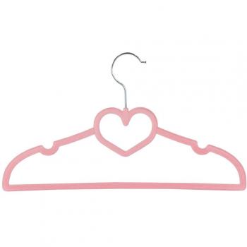 Baby Pink Velvet Hook Pack for Children (10 pcs)