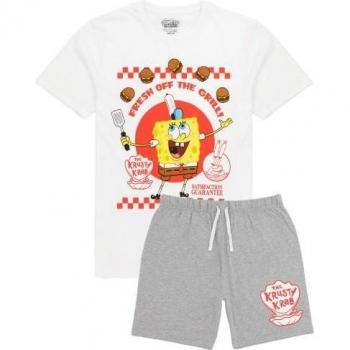 Set de pijama corto Bob Esponja para hombre L