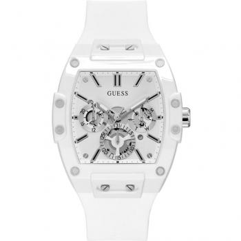 Guess Reloj Phoenix GW0203G2 de silicona blanca