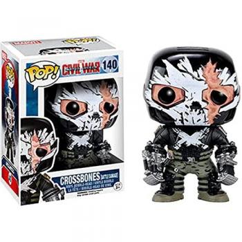 FUNKO Capitan America Guerra Civile Pop Vinyl Bobble Head 9 cm con Danni di Battaglia