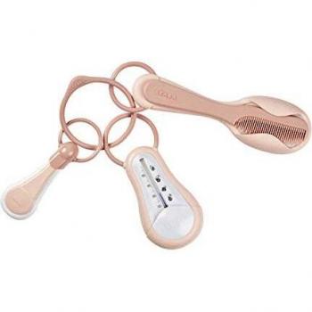 Haarbürste BABY CARE Premium Set mit Nagelknipser in old pink