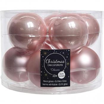 Kaemingk Christbaumkugeln, Glas Ø 6 cm 10 Stück