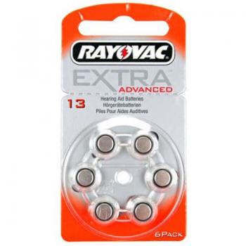 Rayovac R13AE Extra Advanced Hörgeräte-Batterien 6er Pack