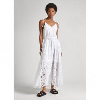 Blouse sans manches Pepe Jeans dusana blanche