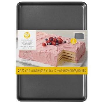 Wilton Dual 9″ x 1 ¾” Easy Layer Cake Pans – Acrylic, Multicolour