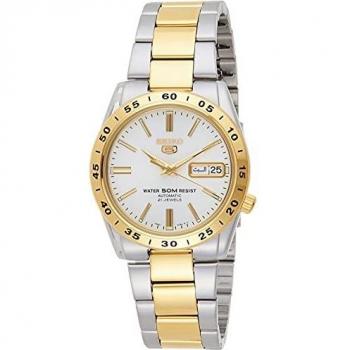 Movimento automatico per orologio sportivo da donna Seiko 5 Ladies con cassa e cinturino in acciaio inox placcato SYMG42K1