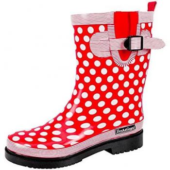 Bockstiegel Dorin-K Damen Gummistiefel – Rot‑Bunt Mix