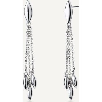 Musa Pendientes X27760: Elegancia Plateada para Mujeres