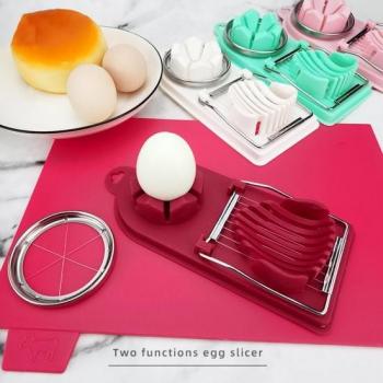 Cortador Huevo 3 en 1 Red-Rosa BPA‑Free
