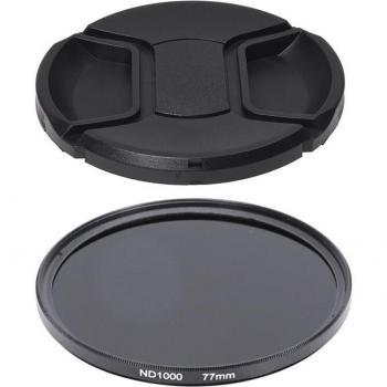 Filtro de Luz Oscura 77 mm ND1000 – Compatibilidad Nikon & Canon
