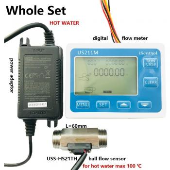Lecteur de Débit d'Eau Chaude 1-30L/min
