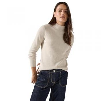 Strickpullover CECIL Gr. M (40), beige (alabaster melange)
