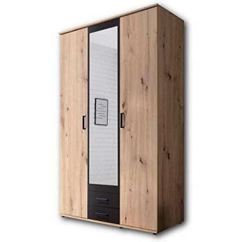 Schlafkontor Drehtürenschrank, im modernen Dekor Artisan Eiche