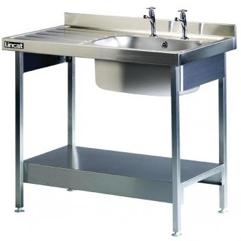 Lincat Single‑Sink, Stainless Steel, Left‑Hand Drain – L881 Series