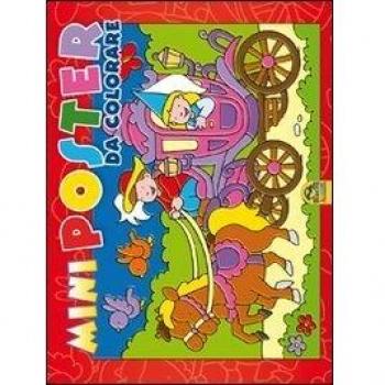 Mini poster da colorare. Rosso