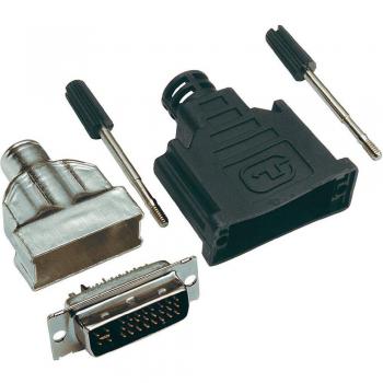 BKL Electronic DVI-Steckverbinder, 25-polig, Silber, Stecker gerade