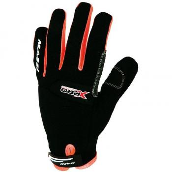 Massi X‑Pro Descend Sporthandschuhe für Männer & Frauen, XL, schwarz/orange Fluor