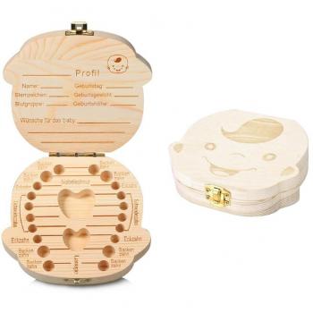 Holz‑Milchzahndöschen Aitsite – Für kleine Hände