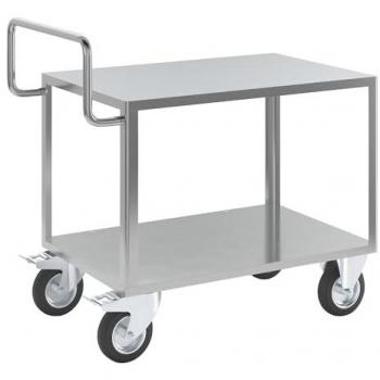 EuroKraft Dual Shelf ESD Assembly Trolley – 1050 mm L × 700 mm W
