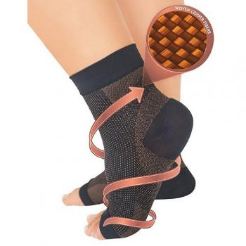Chaussettes de Compression Cuivre pour Soulagement du Pied