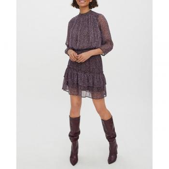 Mini jupe chocolat femme