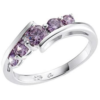 Amor Pink Eleganz Fingerring – Silber 925, Zirkonia (synthetisch)
