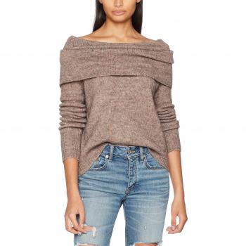 ONLY Onlbergen Suéter, Beige (Deep Taupe), Talla 40
